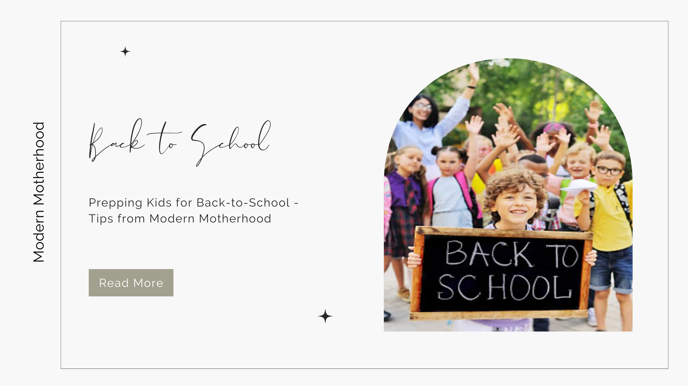 Modern Motherhood, Back to school, Daycare