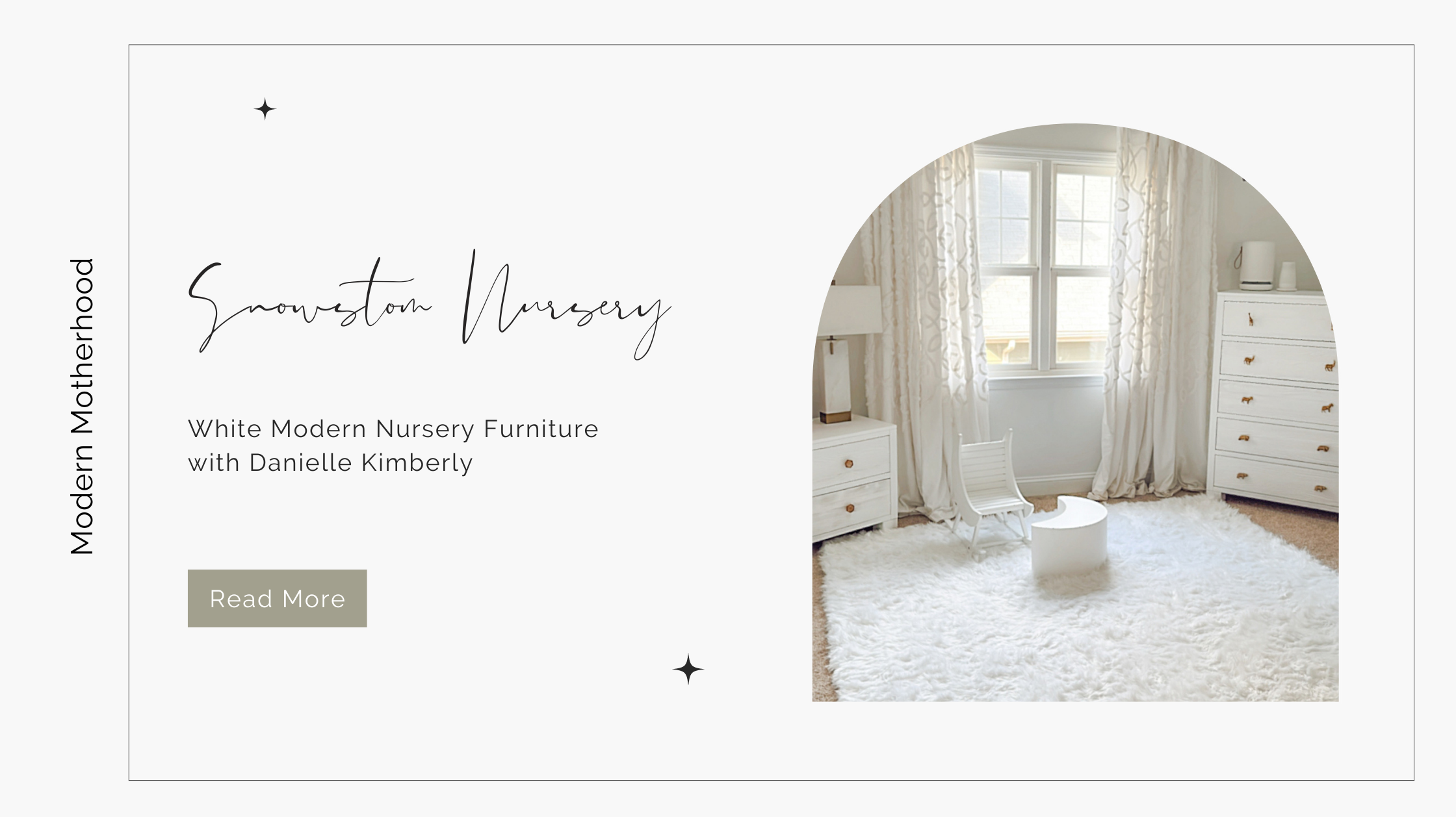 Holiday Cozies with Sophisticated Snowstorm White Nursery