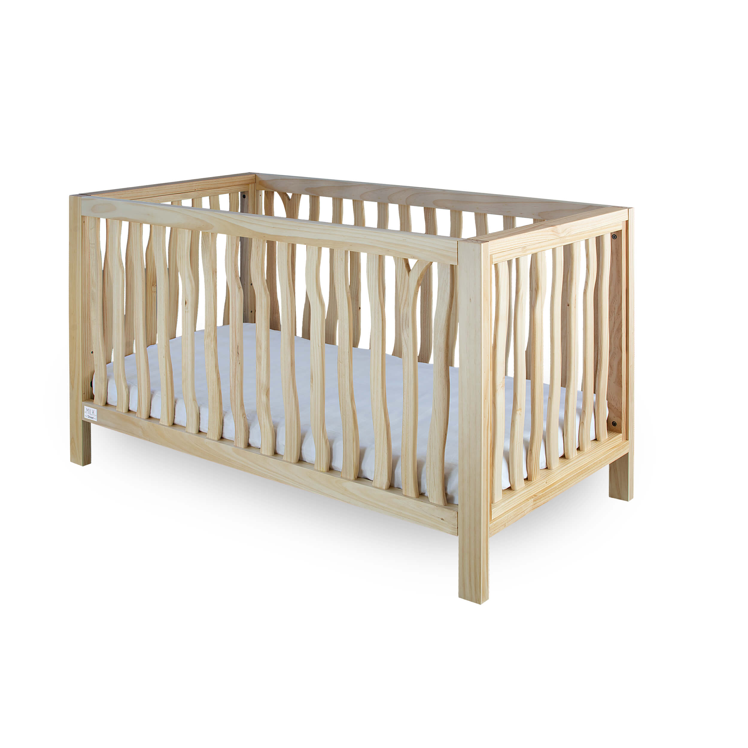 Milk Street Baby Branch Natural Pine Convertible Crib