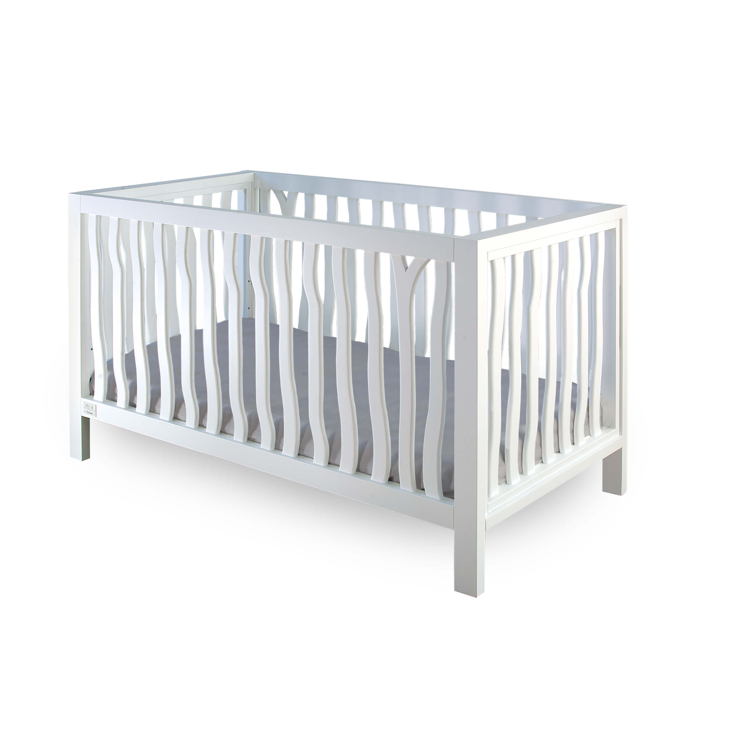 Milk Street Baby Branch White Convertible Crib