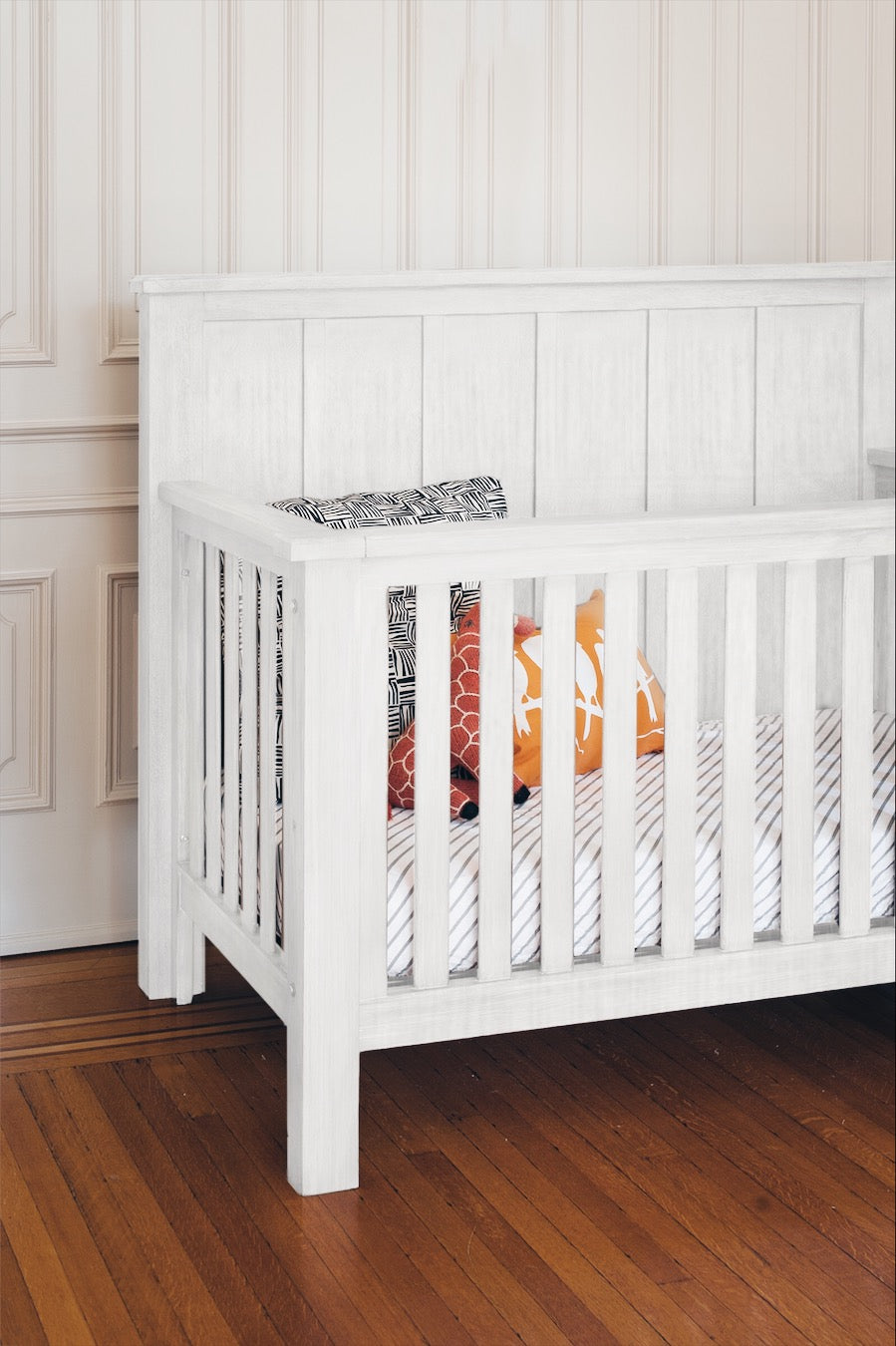 Shop the trend-setting rustic crib from the RELIC collection by Milk Street Baby.