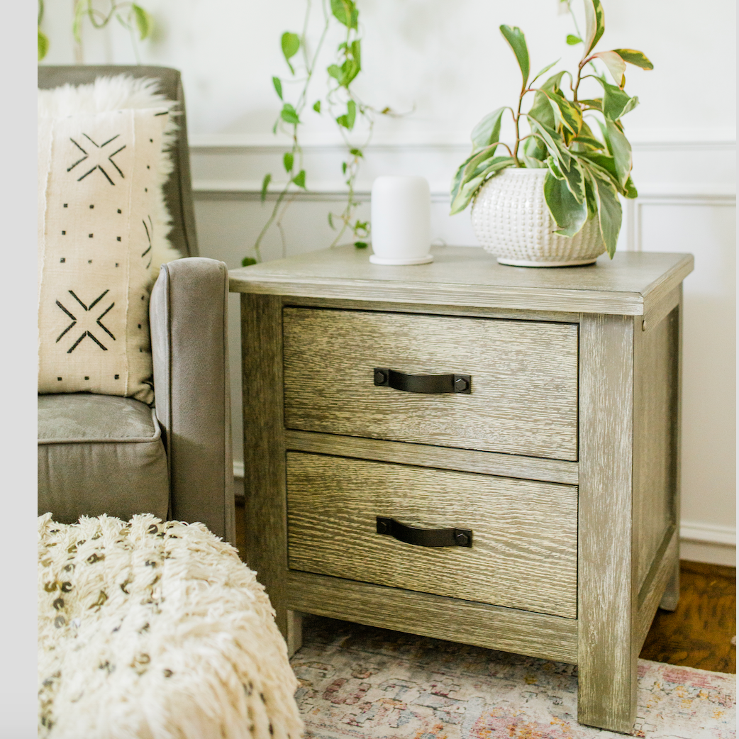 Shop the trend-setting rustic farmhouse nightstand from the RELIC collection by Milk Street Baby.