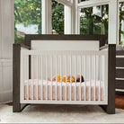 Shop the trend-setting mid century modern crib from the TRUE collection by Milk Street Baby.