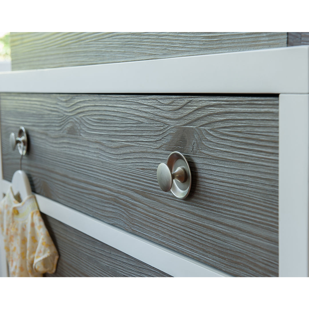 Shop the trend-setting mid century modern dresser from the TRUE collection by Milk Street Baby.