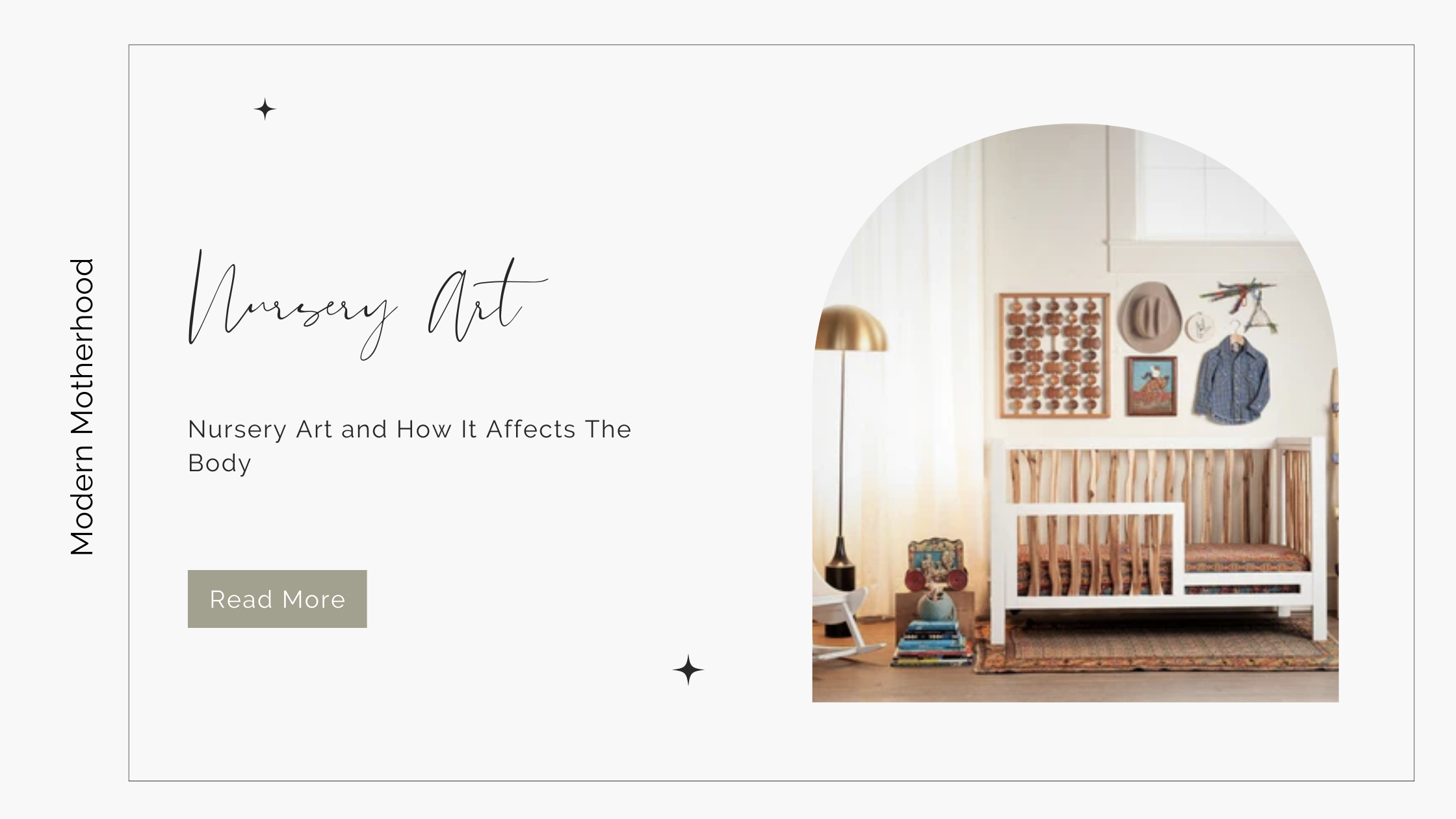 Nursery Art and How It Affects The Body from the Modern Mama