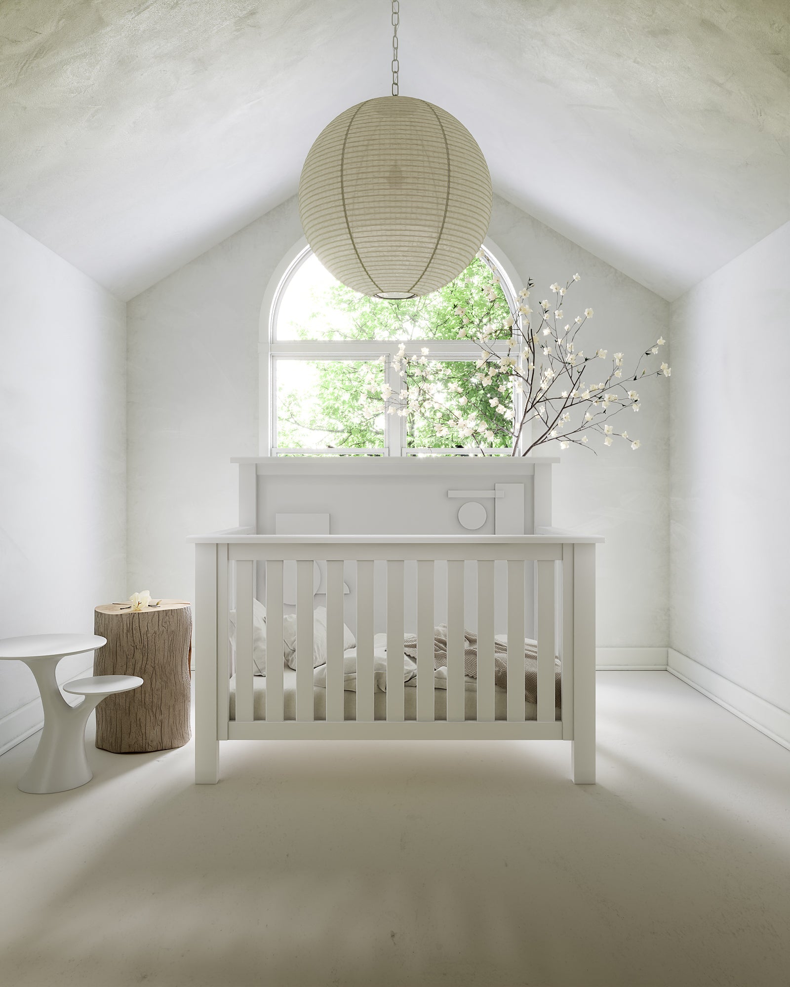 "Just White"  Crib & Sets/ Modern Americana Nursery Furniture