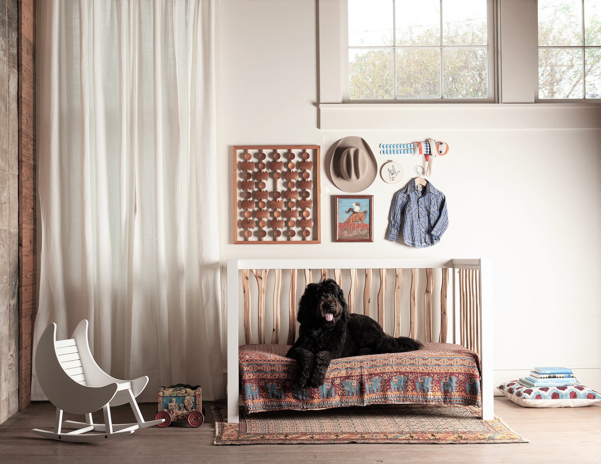 Milk Street Baby Crescent Moon Rocker