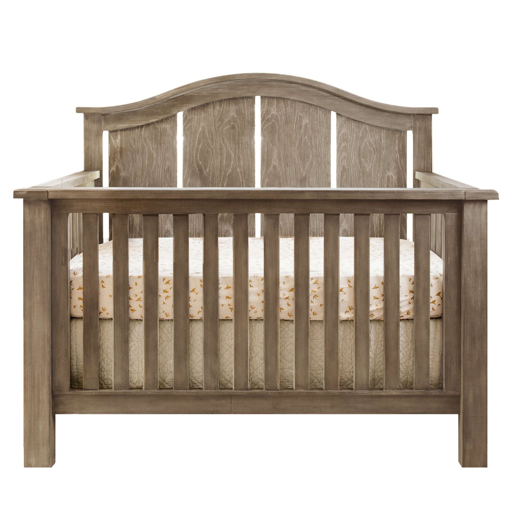 Shop the trend-setting rustic farmhouse crib from the RELIC collection by Milk Street Baby.