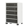 Shop the trend-setting mid century modern dresser from the TRUE collection by Milk Street Baby.