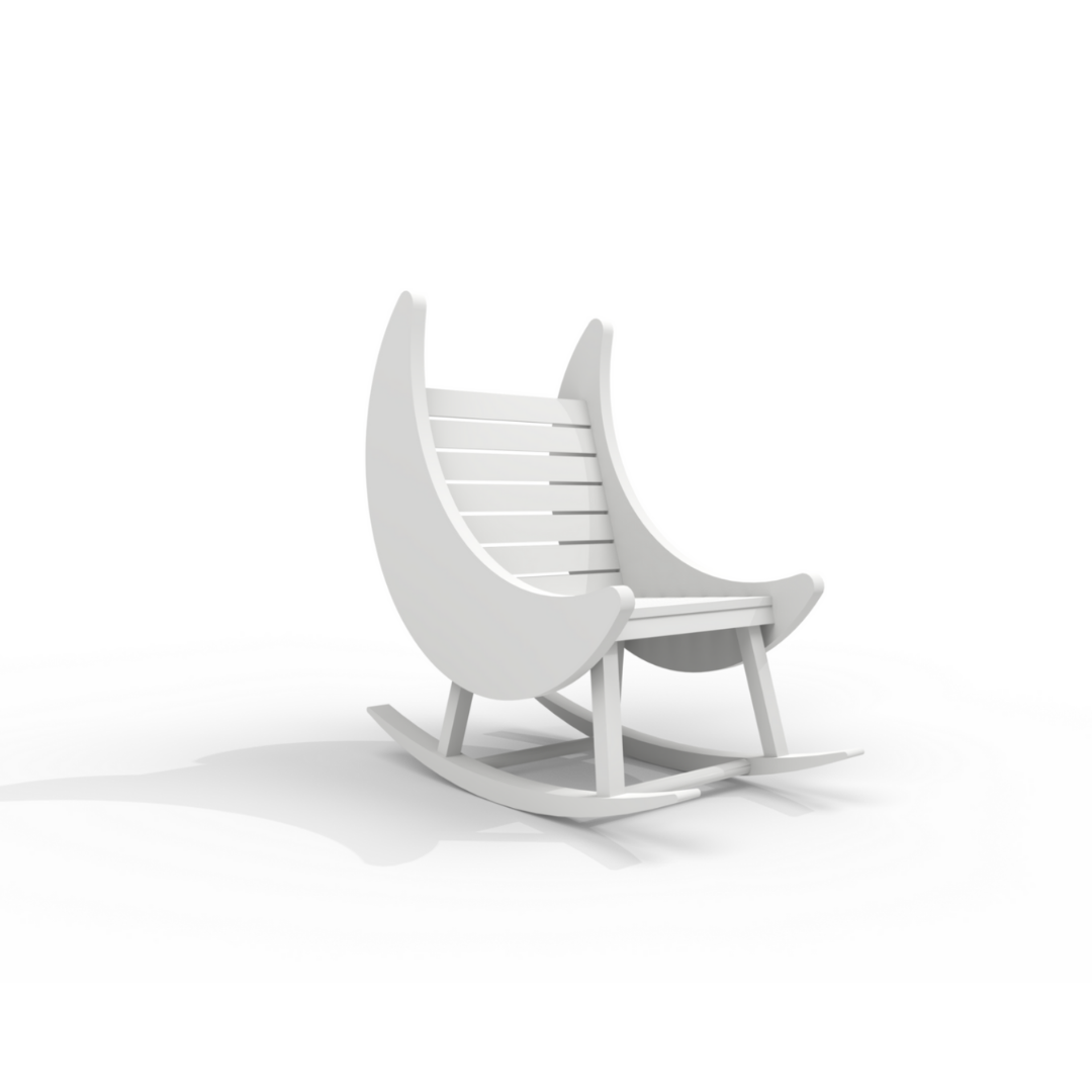 Crescent rocker patio online 3 piece set